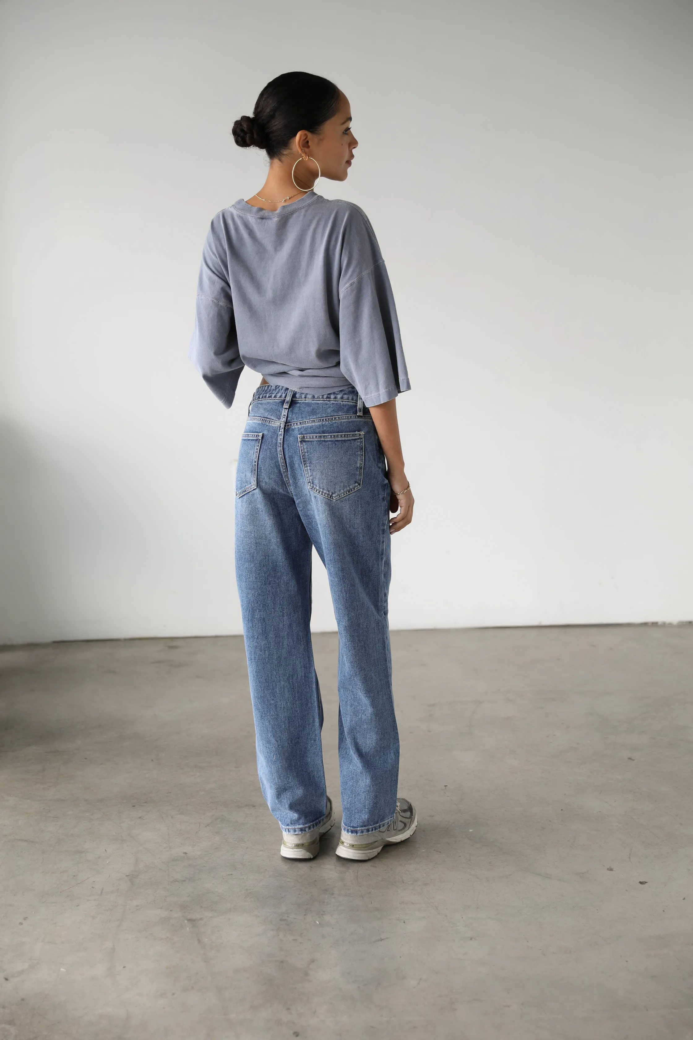 Emily High Rise Straight Leg Denim