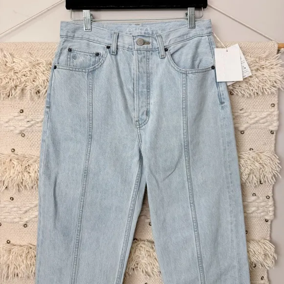 Etica Lightwash Straight Leg Jeans Size 26