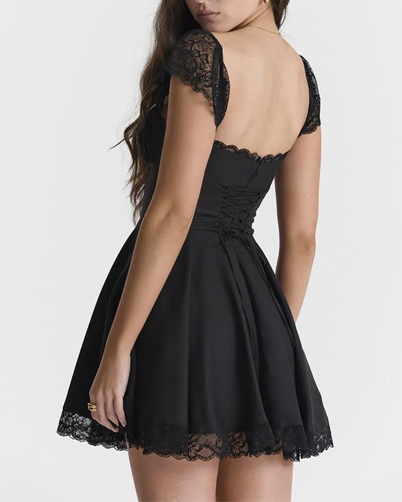 Euboea Sweetheart Stylish Mini Dress