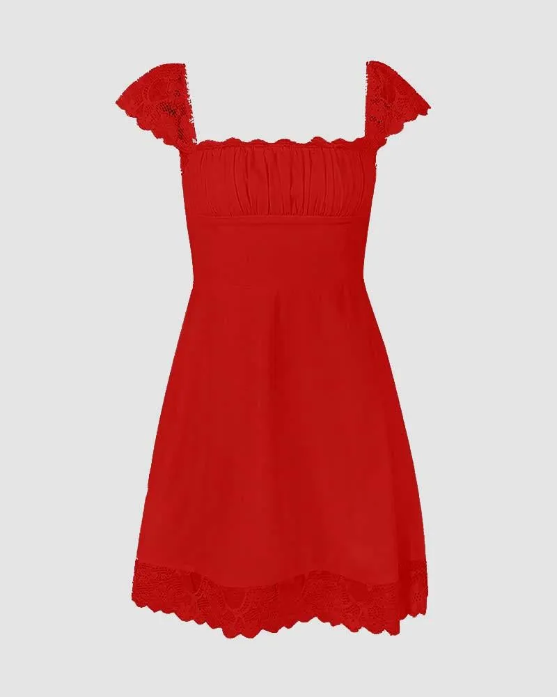Euboea Sweetheart Stylish Mini Dress