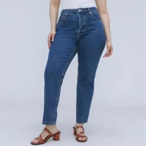 Everlane The Curvy Cheeky 90's Straight Leg High RiseButton Fly Jeans | size 29
