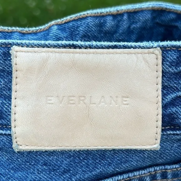Everlane The Curvy Cheeky 90's Straight Leg High RiseButton Fly Jeans | size 29