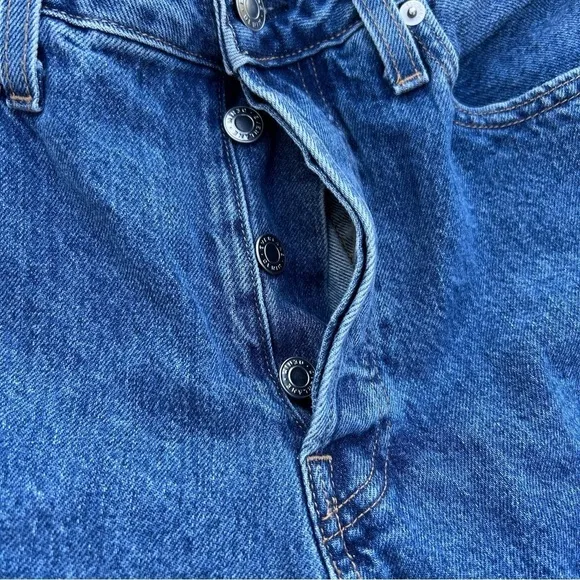 Everlane The Curvy Cheeky 90's Straight Leg High RiseButton Fly Jeans | size 29