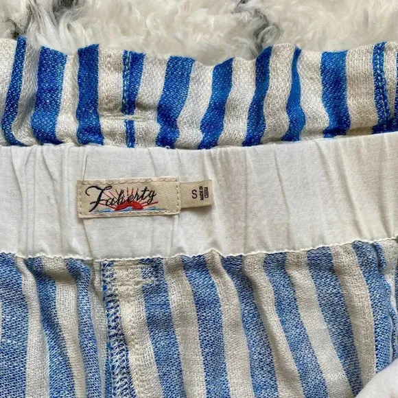 Faherty Cypress Linen Shorts