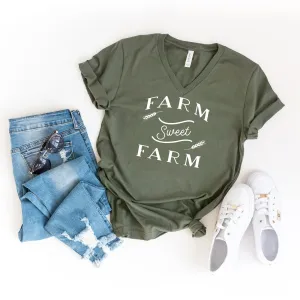 Farm Sweet Farm | Short Sleeve V-Neck