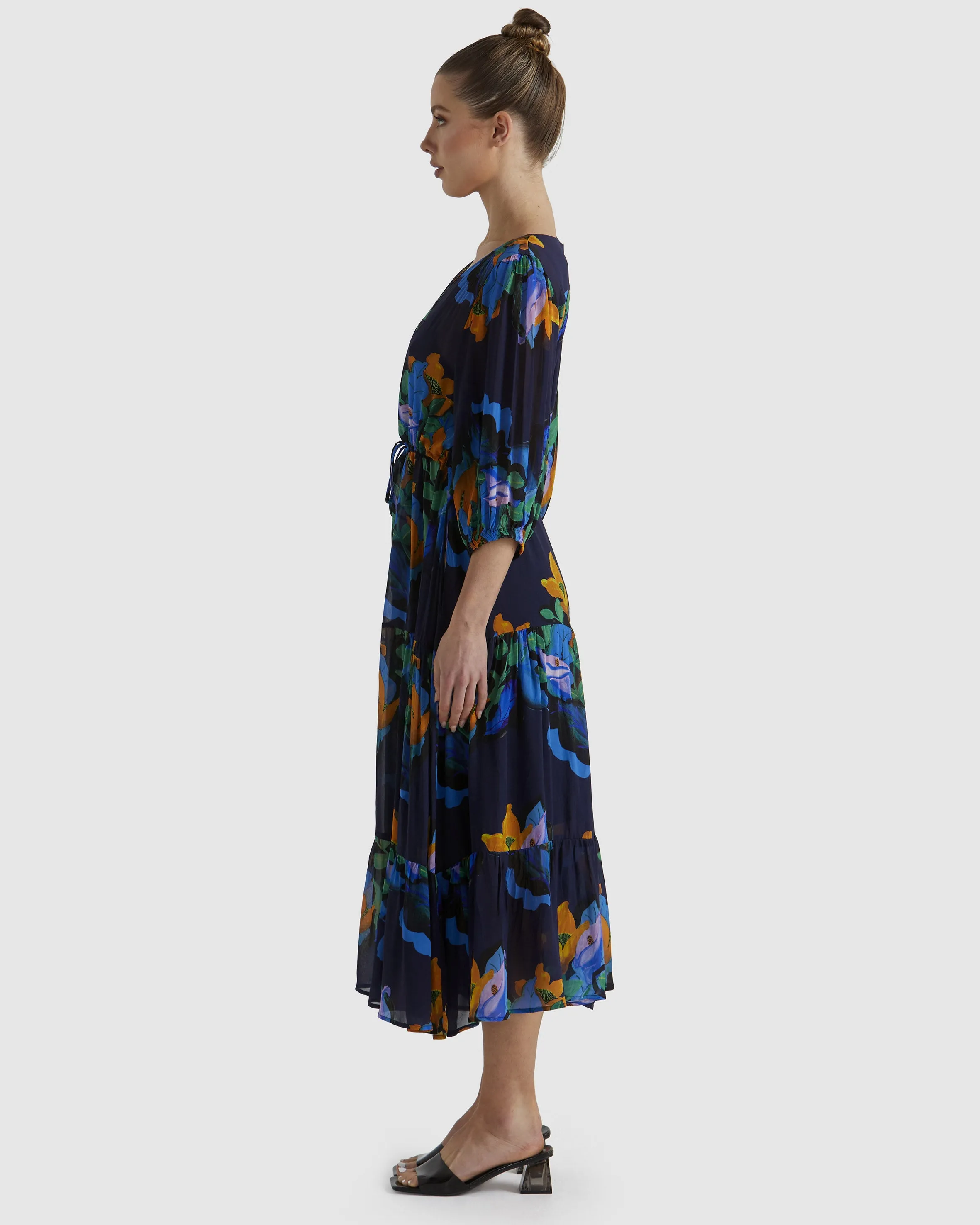 Fate   Becker Twilight Dress - Navy Floral