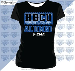Fayetteville State | 90s ALUMNI BLACK Ladies Tees (DK)