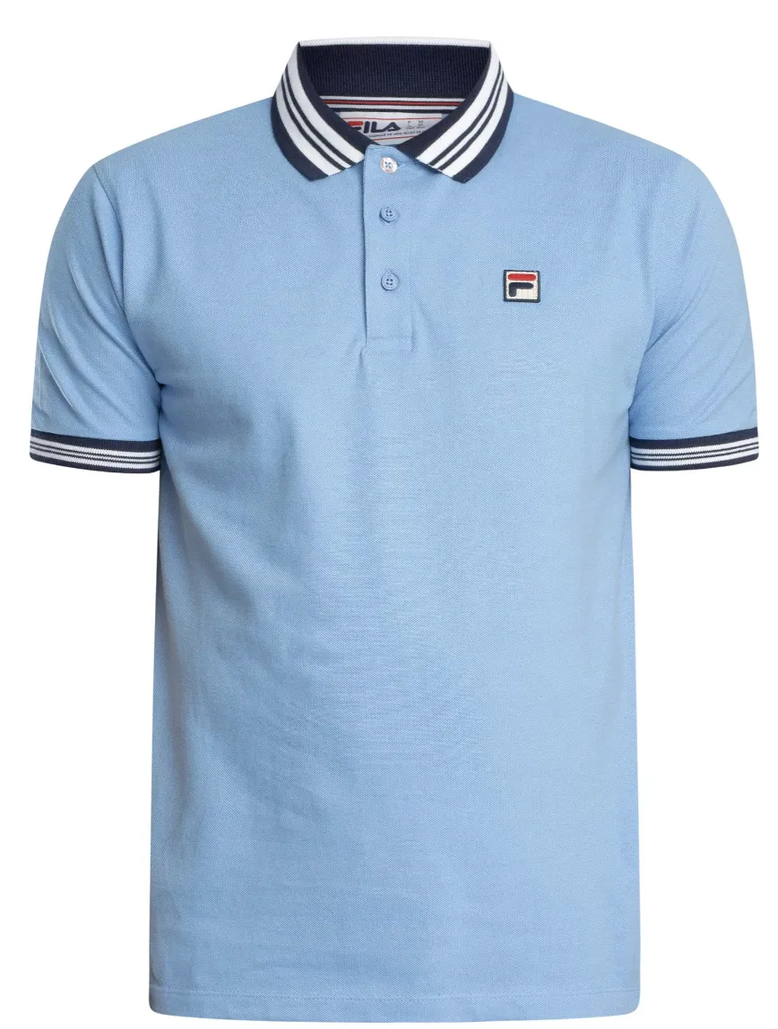 Fila Faraz Tipped Polo Vista Blue/Navy/White