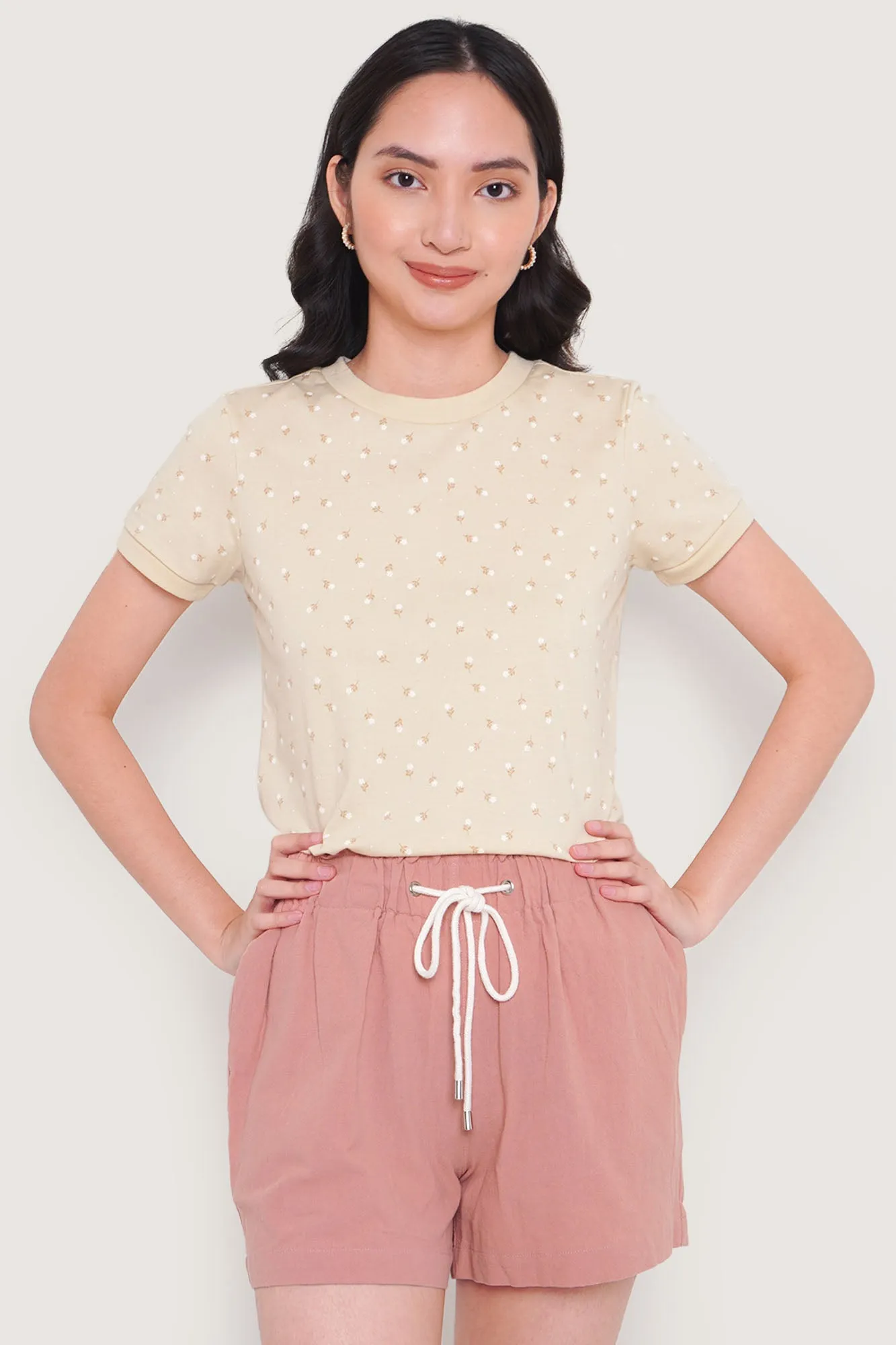 Floral All Over Print Graphic Tee