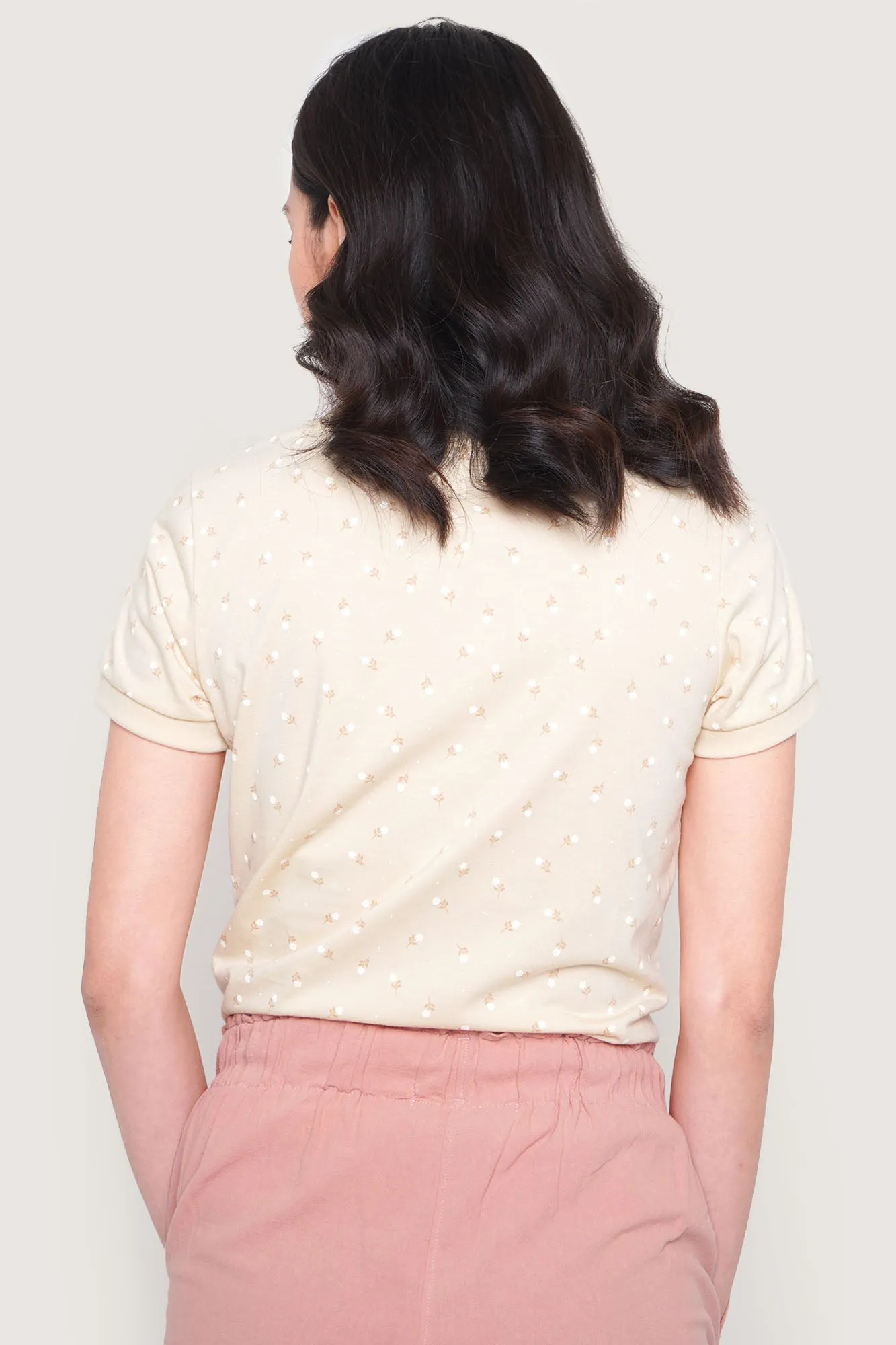 Floral All Over Print Graphic Tee