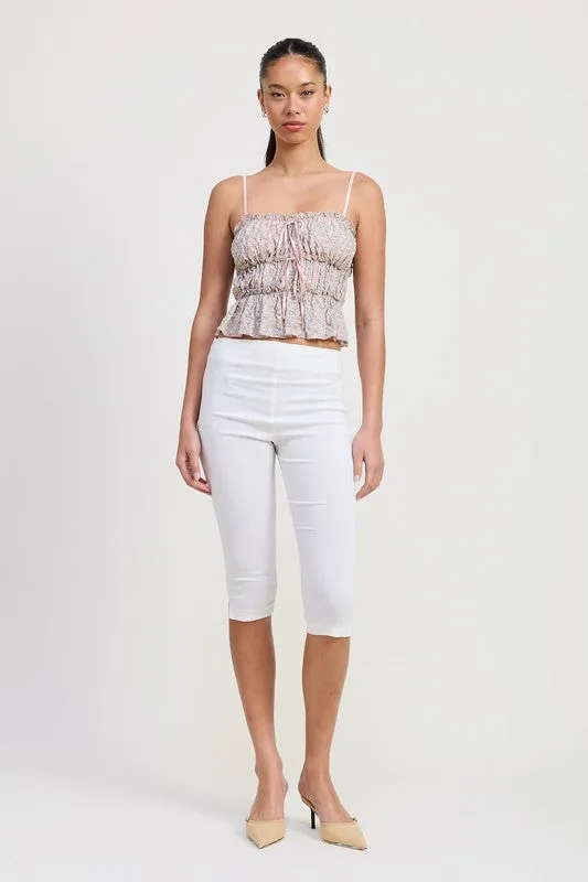 Floral Ruffle Top
