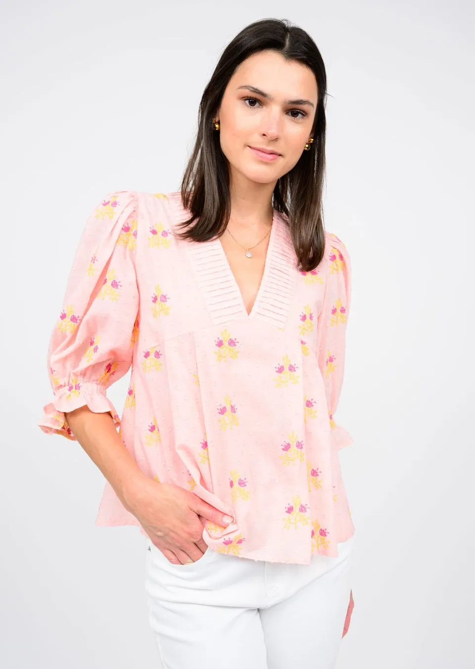 Flowers Everywhere Top