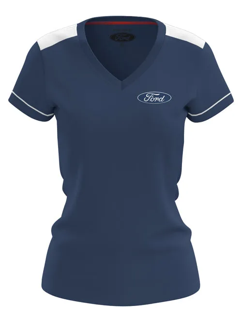 Ford Ladies V-Neck Tee