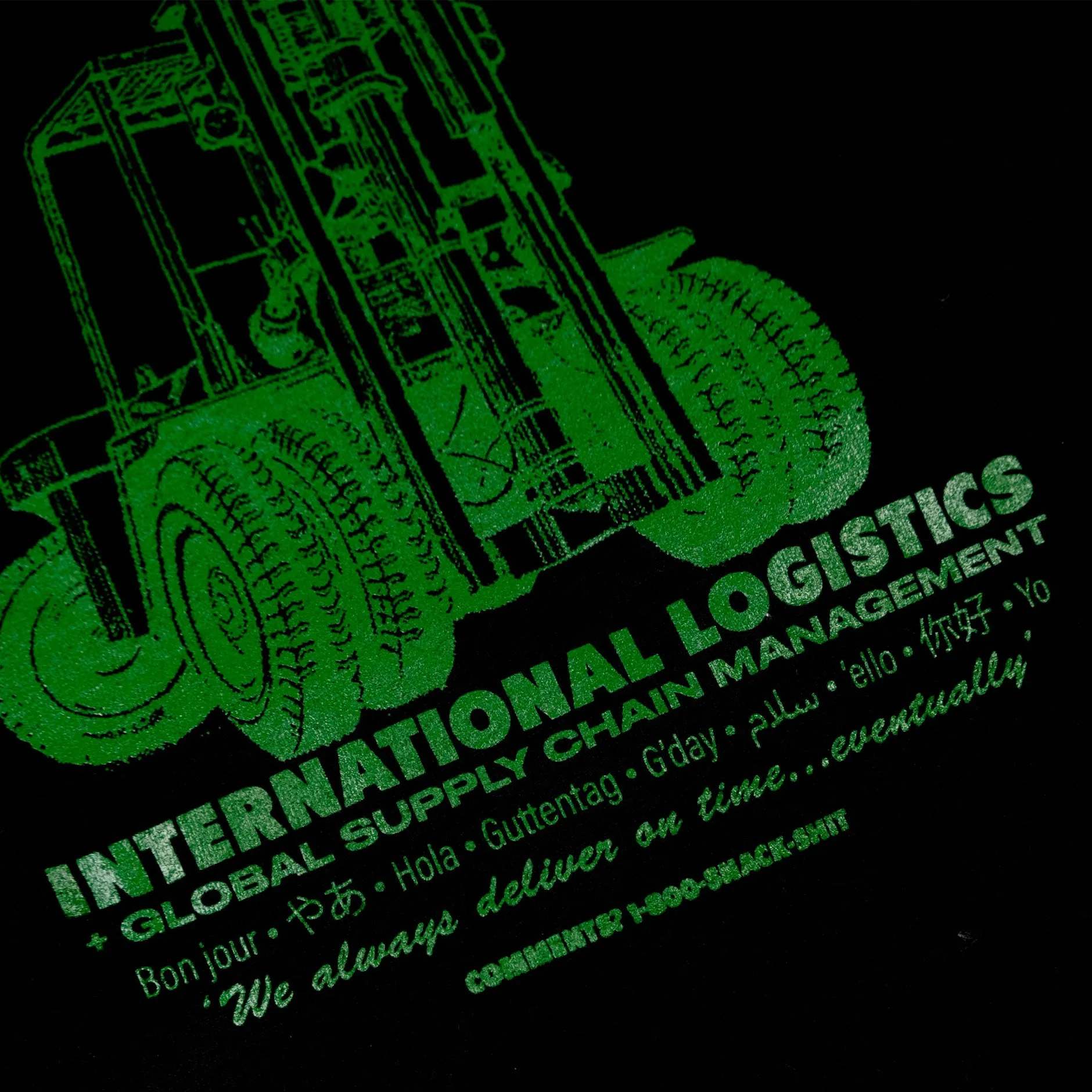 FORKLIFT CERTIFIED TEE - BLACK