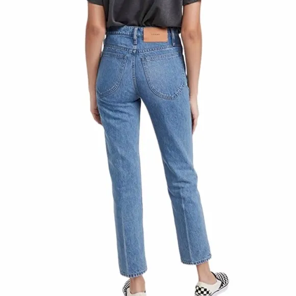 Frame Le Italien High Waist Flare Jeans In Kessler Pure Blue Size 26