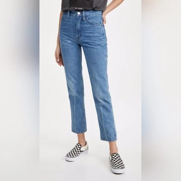 Frame Le Italien High Waist Flare Jeans In Kessler Pure Blue Size 26