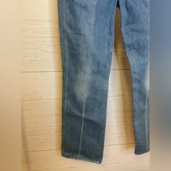 Frame Le Italien High Waist Flare Jeans In Kessler Pure Blue Size 26
