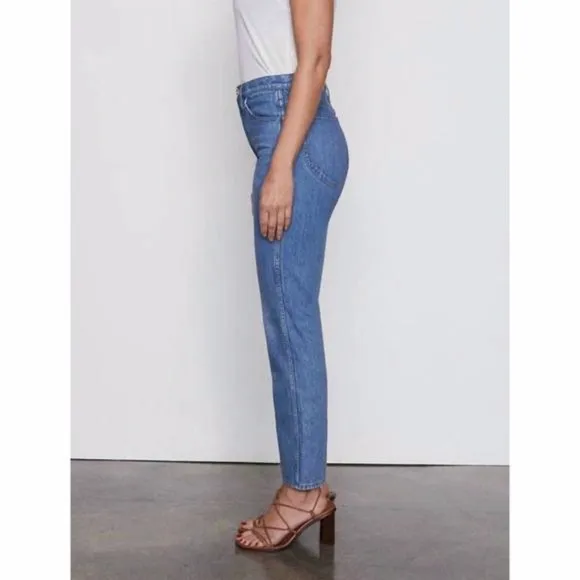 Frame Le Italien High Waist Flare Jeans In Kessler Pure Blue Size 26