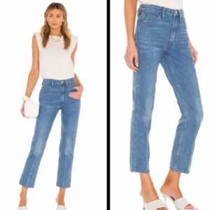 Frame Le Italien High Waist Flare Jeans In Kessler Pure Blue Size 26