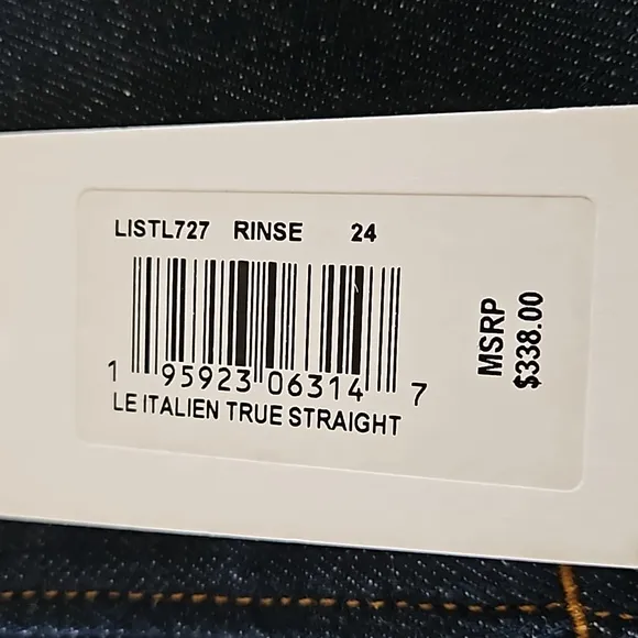 Frame Le Italien True Straight Jeans size 24