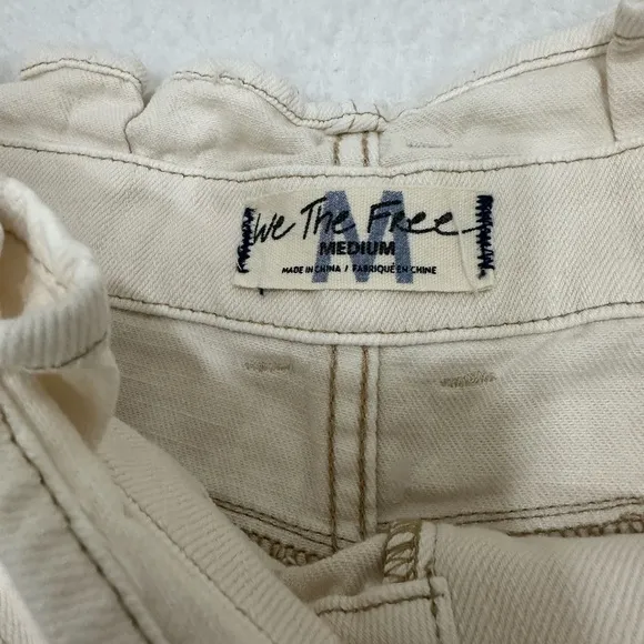 Free People We the Free Nova Denim Paperbag Shorts