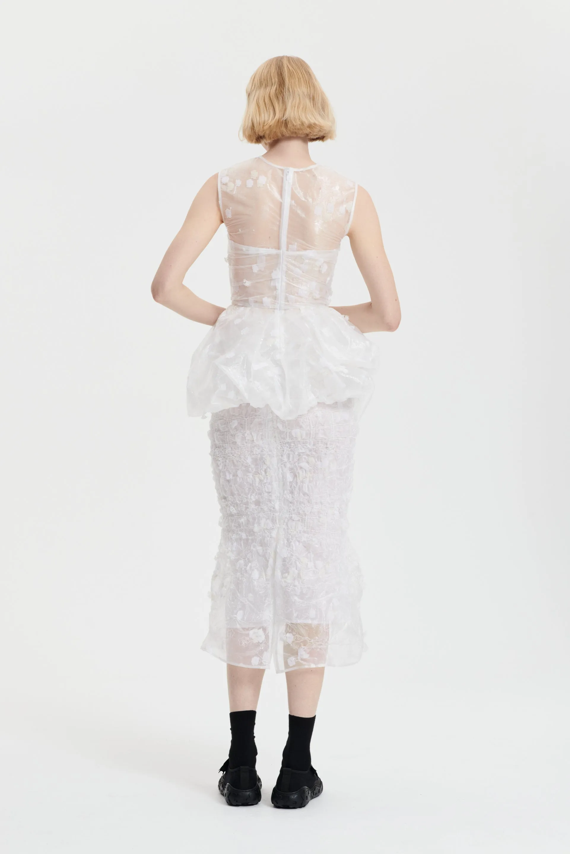 GIANNA | TOP YARROW FIL-COUP… CLEAR / WHITE