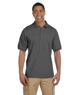Gildan Heavyweight Cotton Pique Polo Shirt | Dark Heather