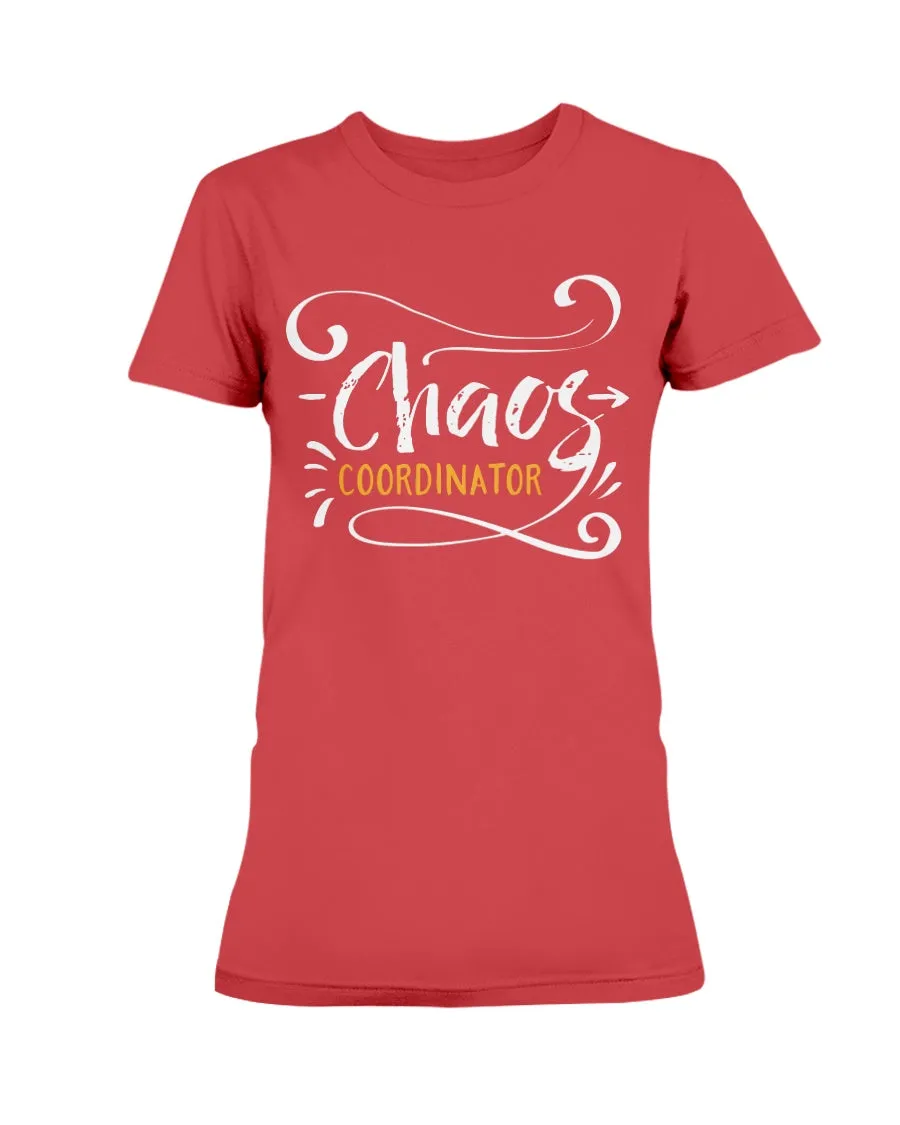 Gildan Ladies Missy Cotton T-Shirt Chaos Coordinator