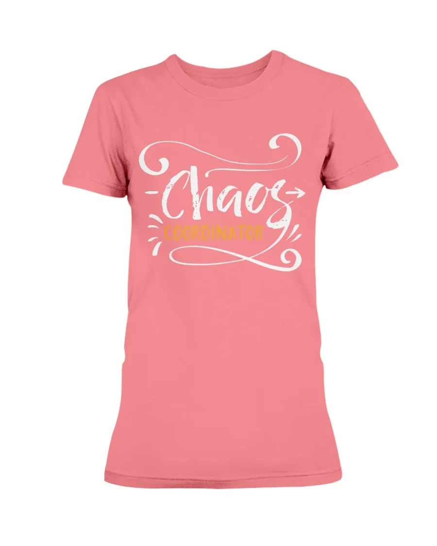 Gildan Ladies Missy Cotton T-Shirt Chaos Coordinator
