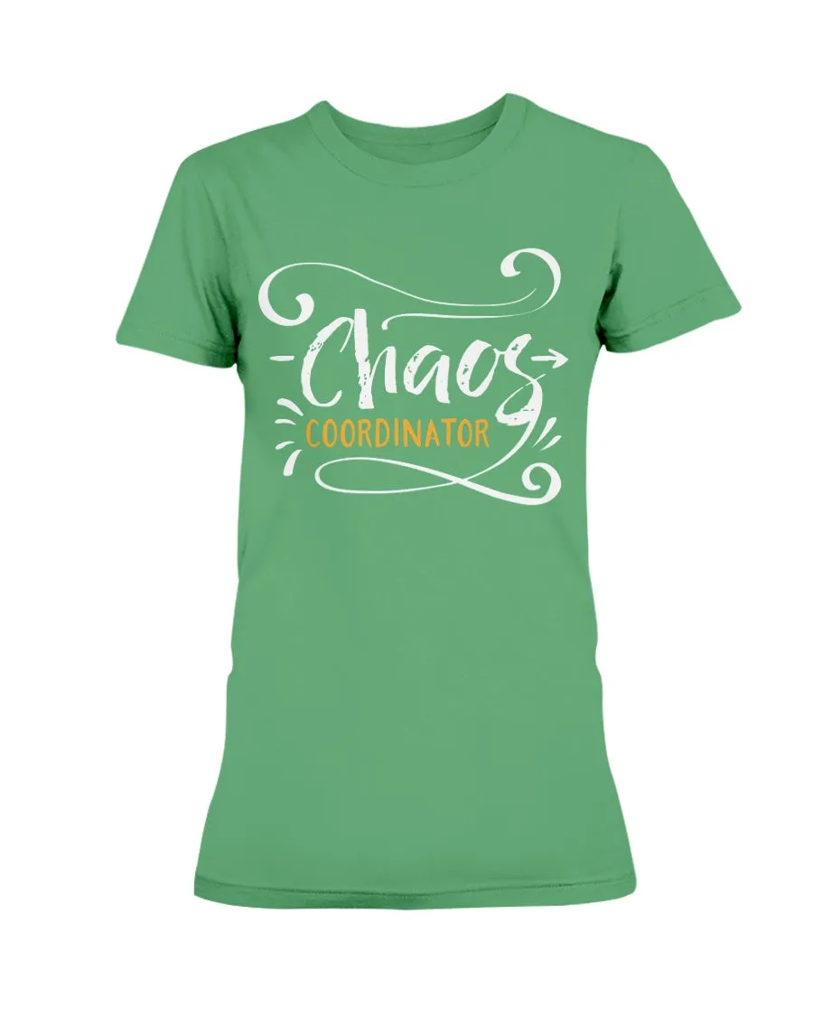 Gildan Ladies Missy Cotton T-Shirt Chaos Coordinator