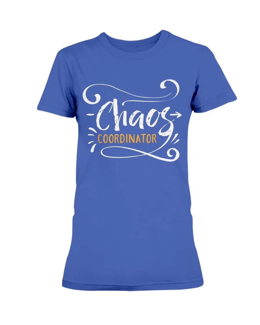 Gildan Ladies Missy Cotton T-Shirt Chaos Coordinator