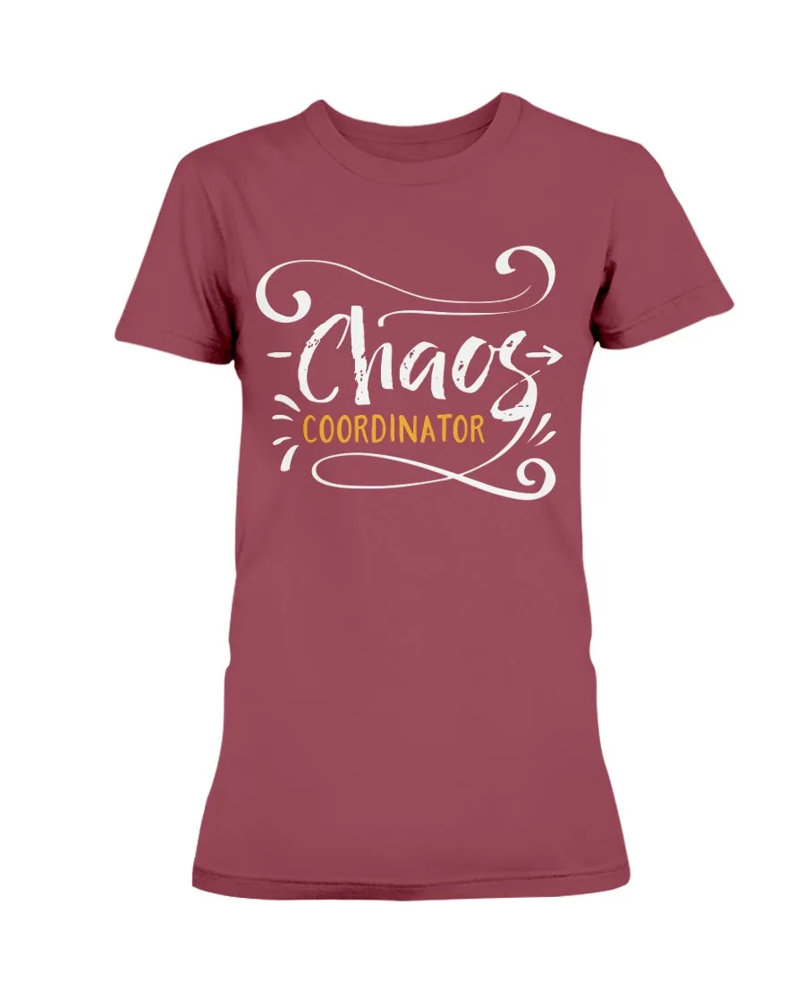 Gildan Ladies Missy Cotton T-Shirt Chaos Coordinator