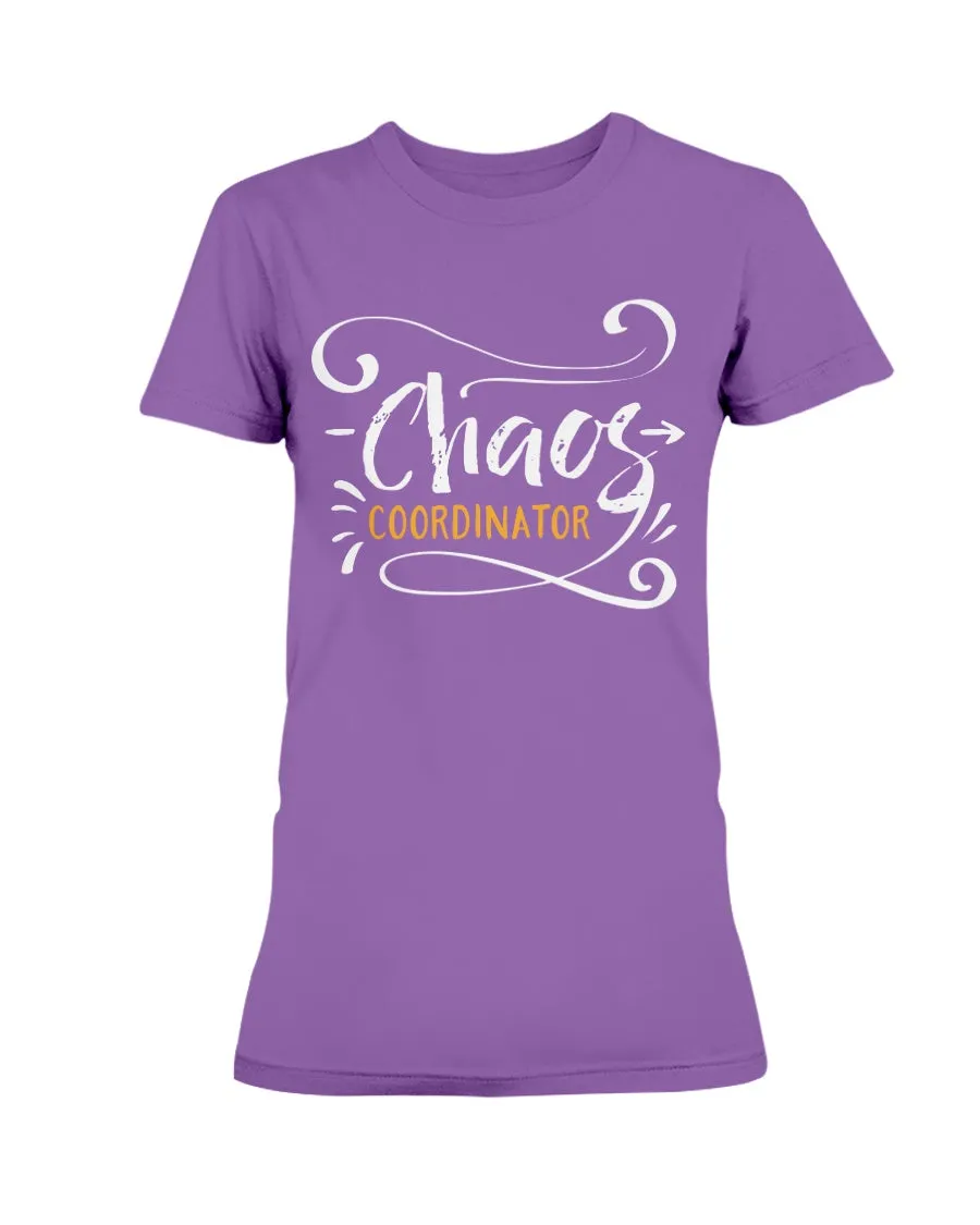 Gildan Ladies Missy Cotton T-Shirt Chaos Coordinator