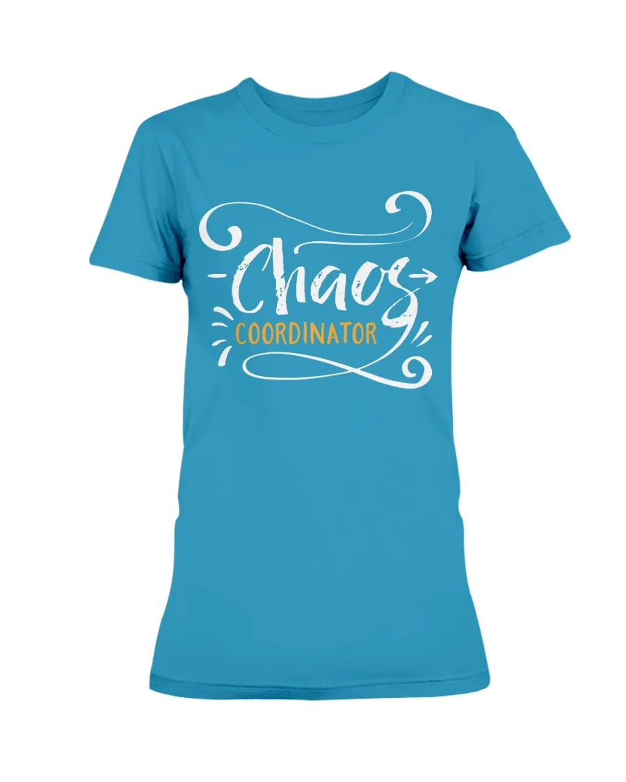 Gildan Ladies Missy Cotton T-Shirt Chaos Coordinator