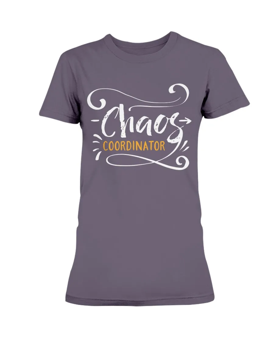 Gildan Ladies Missy Cotton T-Shirt Chaos Coordinator