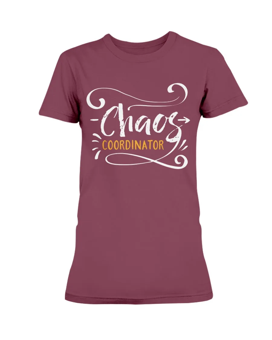 Gildan Ladies Missy Cotton T-Shirt Chaos Coordinator