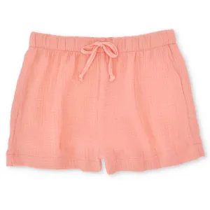 Girls Paperbag Short - Flamingo