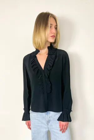 Go Soiree in the City Blouse - Washed Black