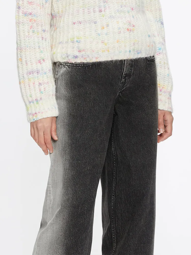 Gradient Straight-Leg Jeans