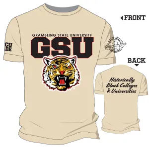GRAMBLING | Logo Chenille EMBROIDERY UNISEX TEES
