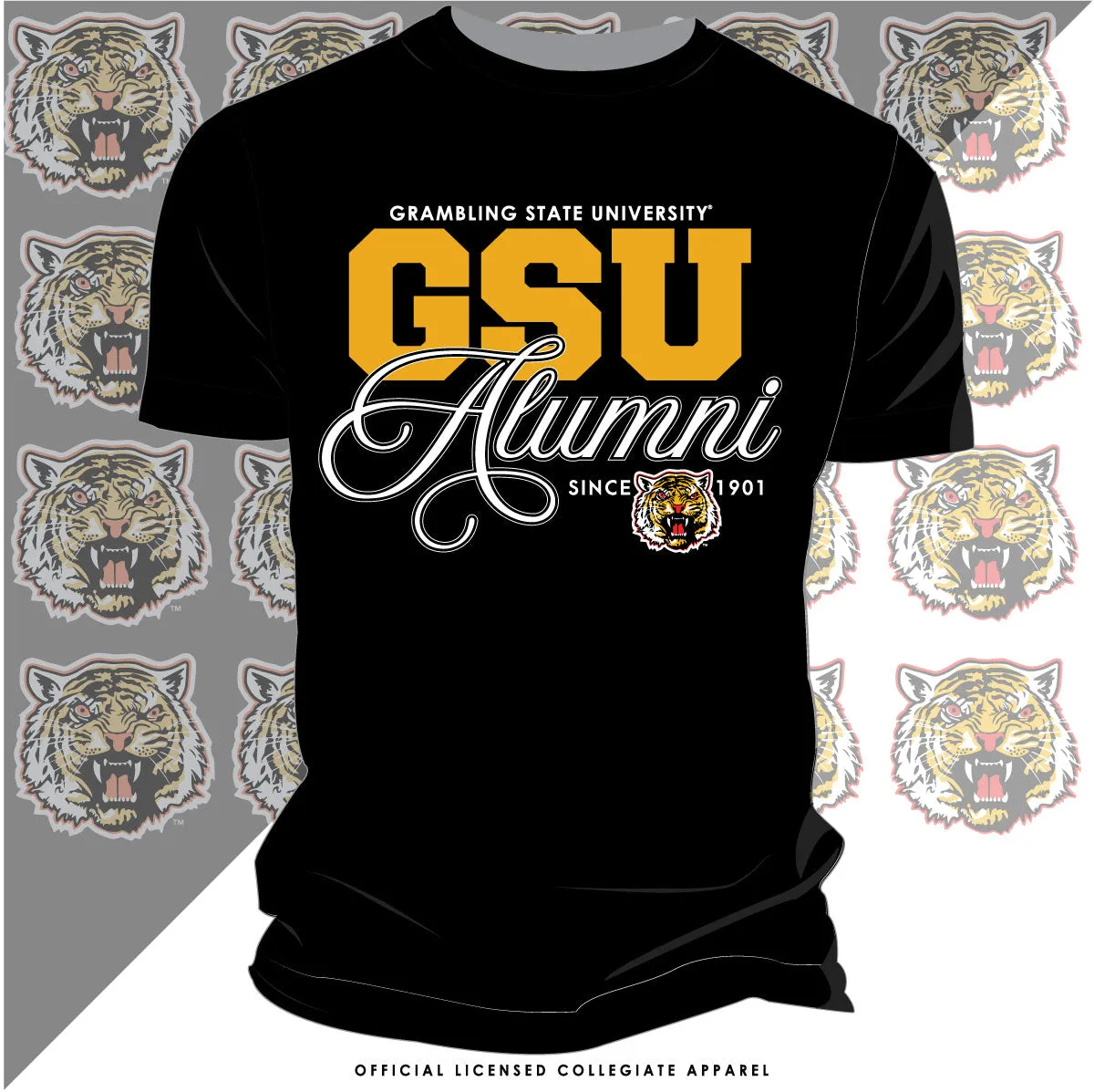 Grambling State | Fancy Alumni Black Unisex Tees (**)
