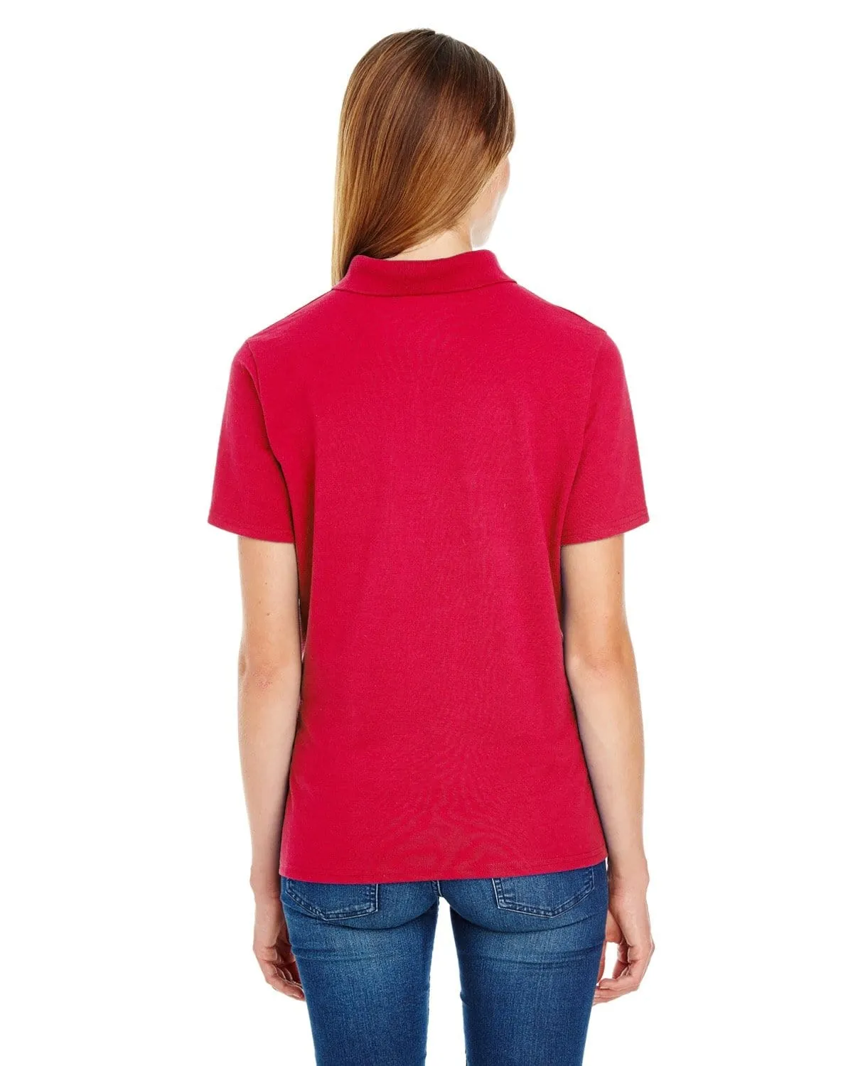 Hanes Ladies X-Temp Pique Polo Shirt with Fresh IQ