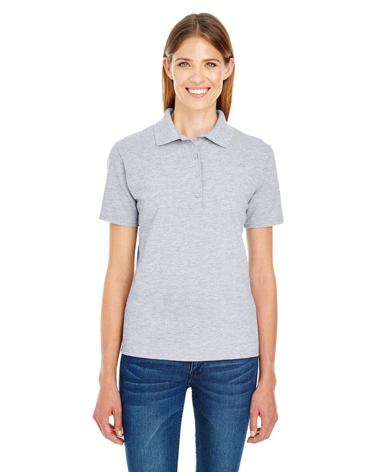 Hanes Ladies X-Temp Pique Polo Shirt with Fresh IQ