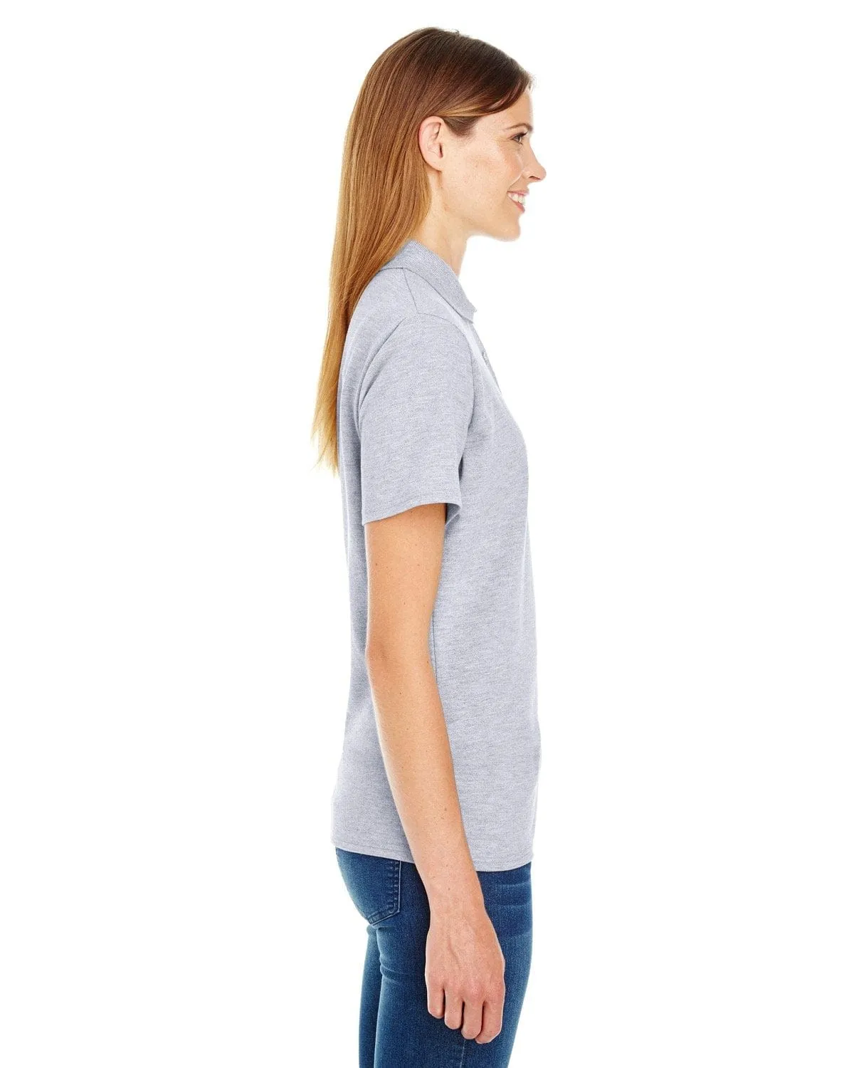 Hanes Ladies X-Temp Pique Polo Shirt with Fresh IQ