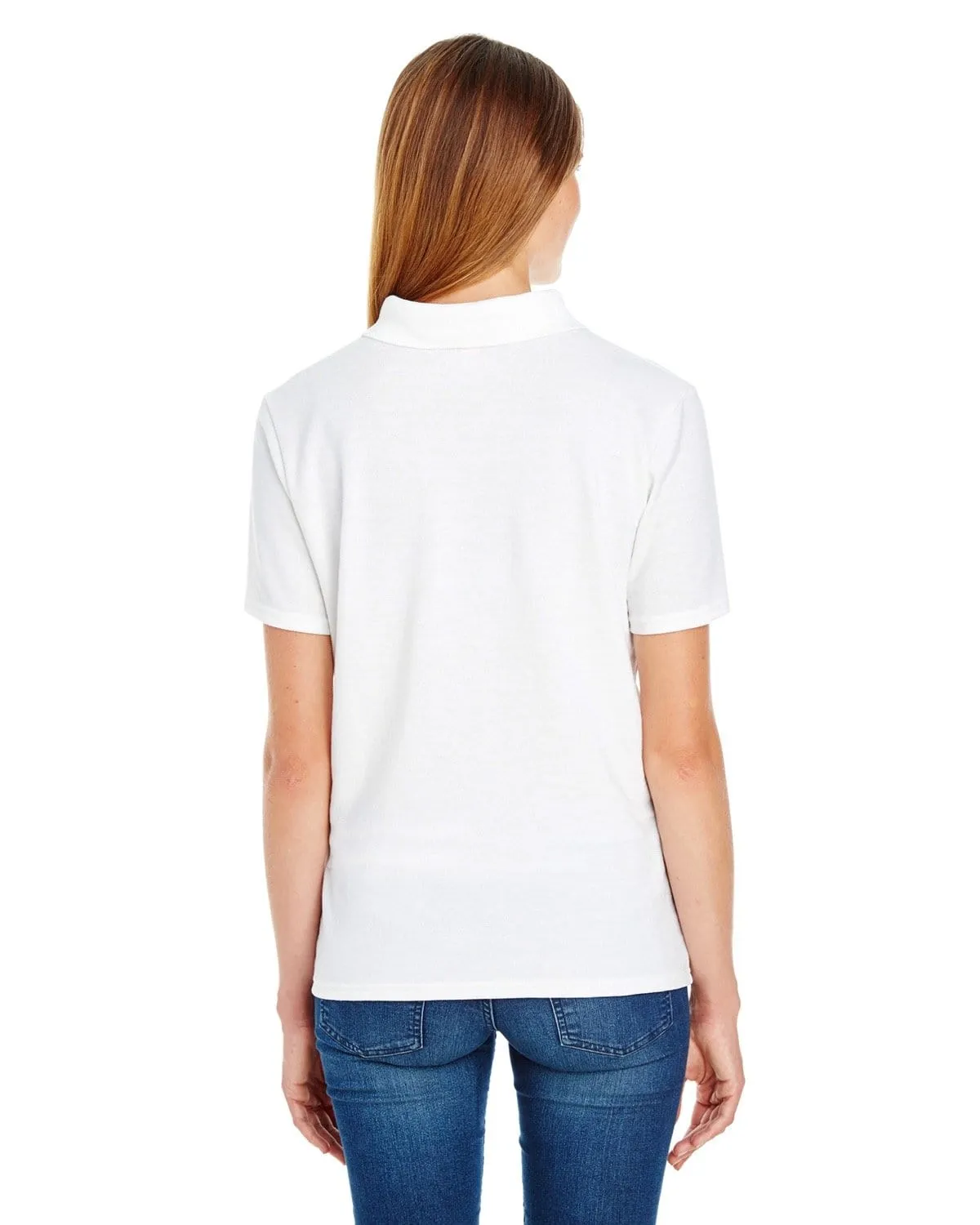 Hanes Ladies X-Temp Pique Polo Shirt with Fresh IQ