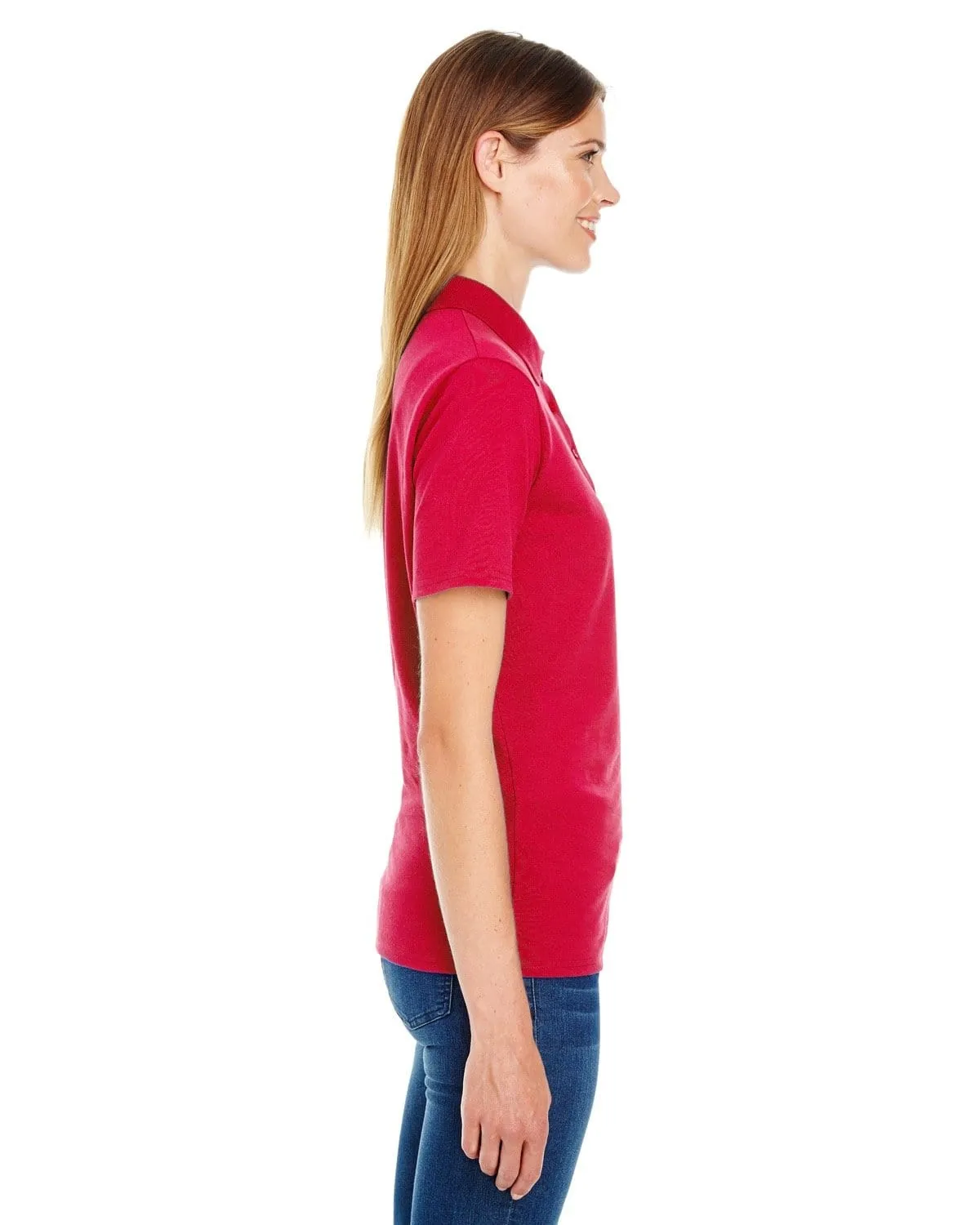 Hanes Ladies X-Temp Pique Polo Shirt with Fresh IQ