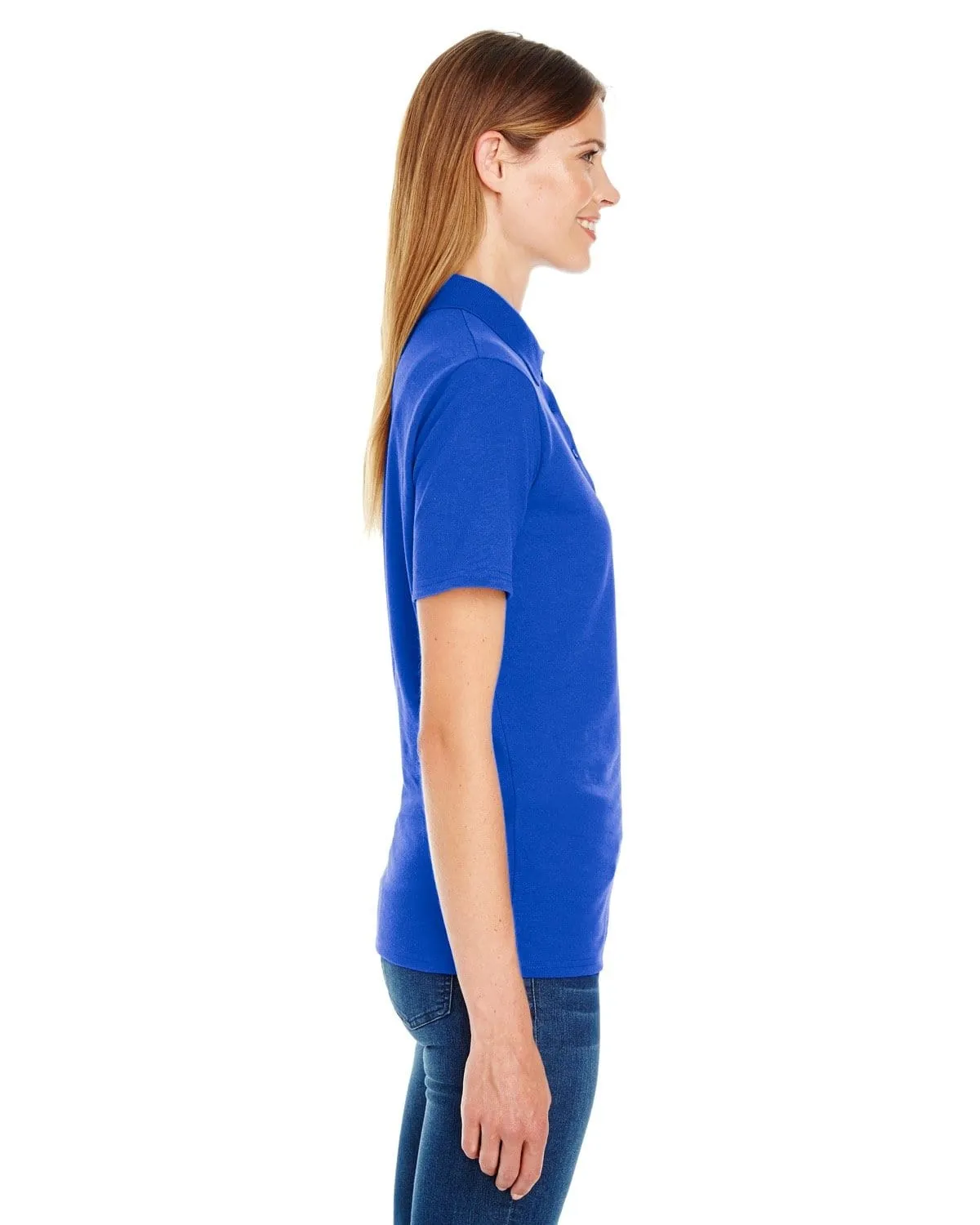 Hanes Ladies X-Temp Pique Polo Shirt with Fresh IQ