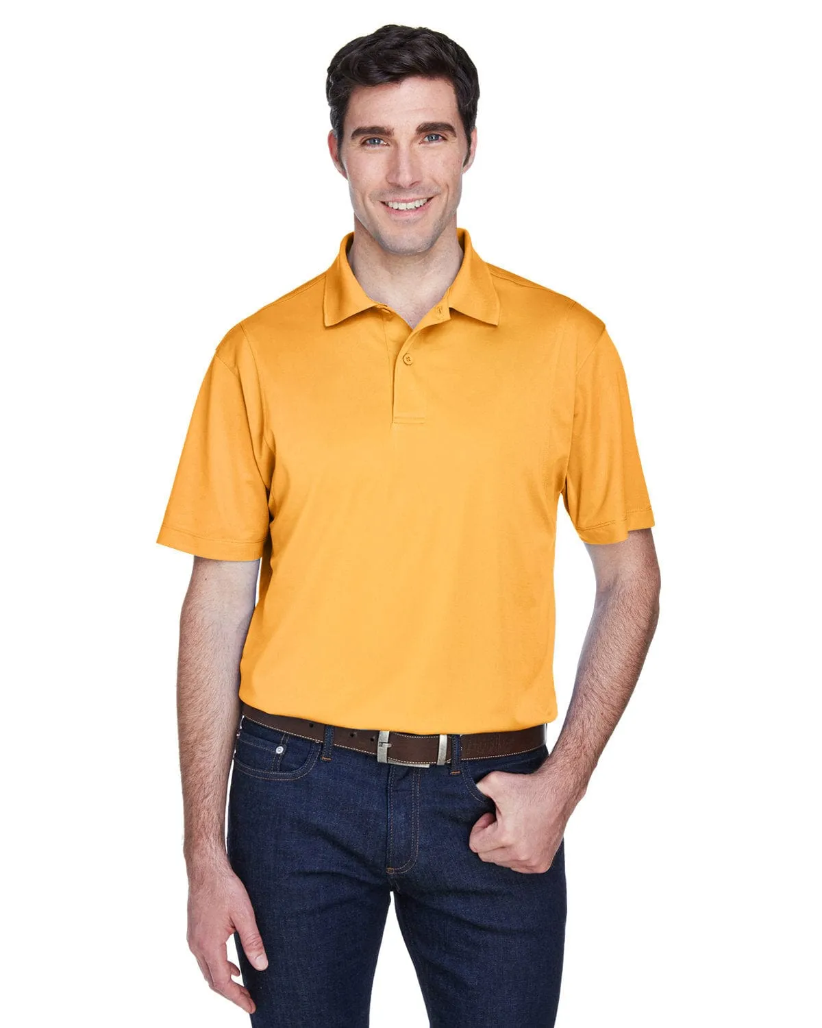 Harriton Micro-Pique Polo Shirt | Gold
