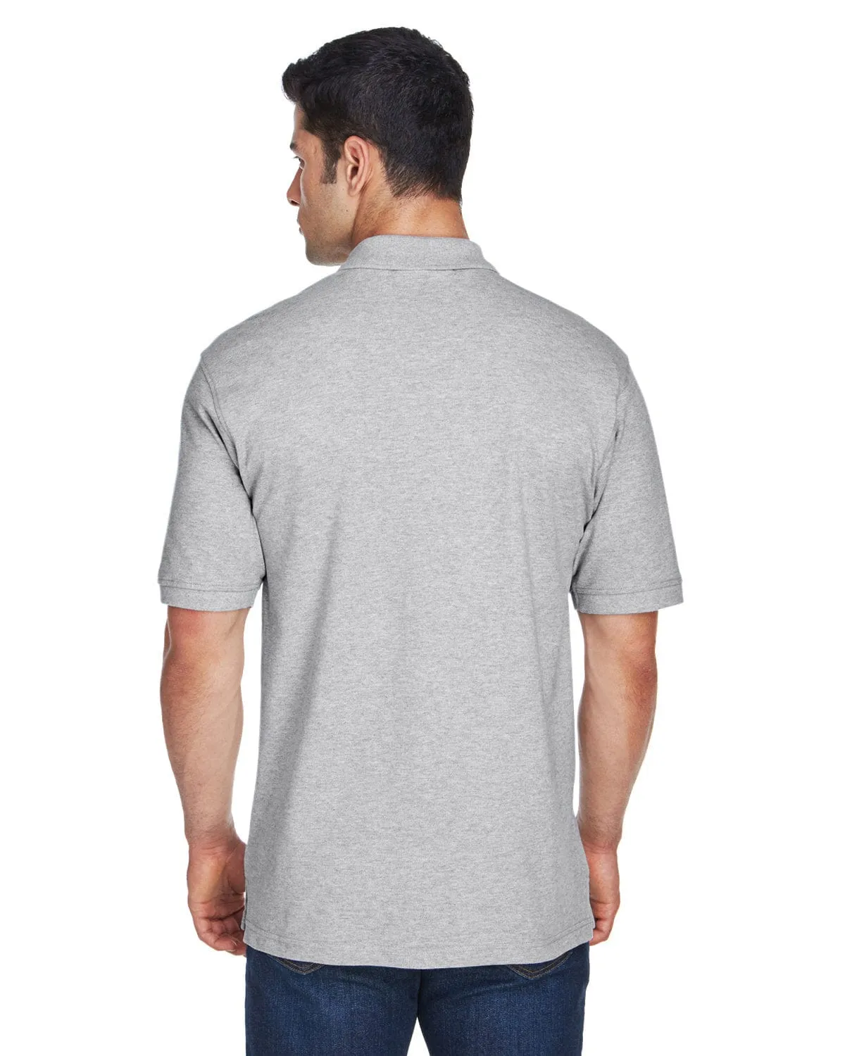 Harriton Tall Ringspun Cotton Pique Short Sleeve Polo