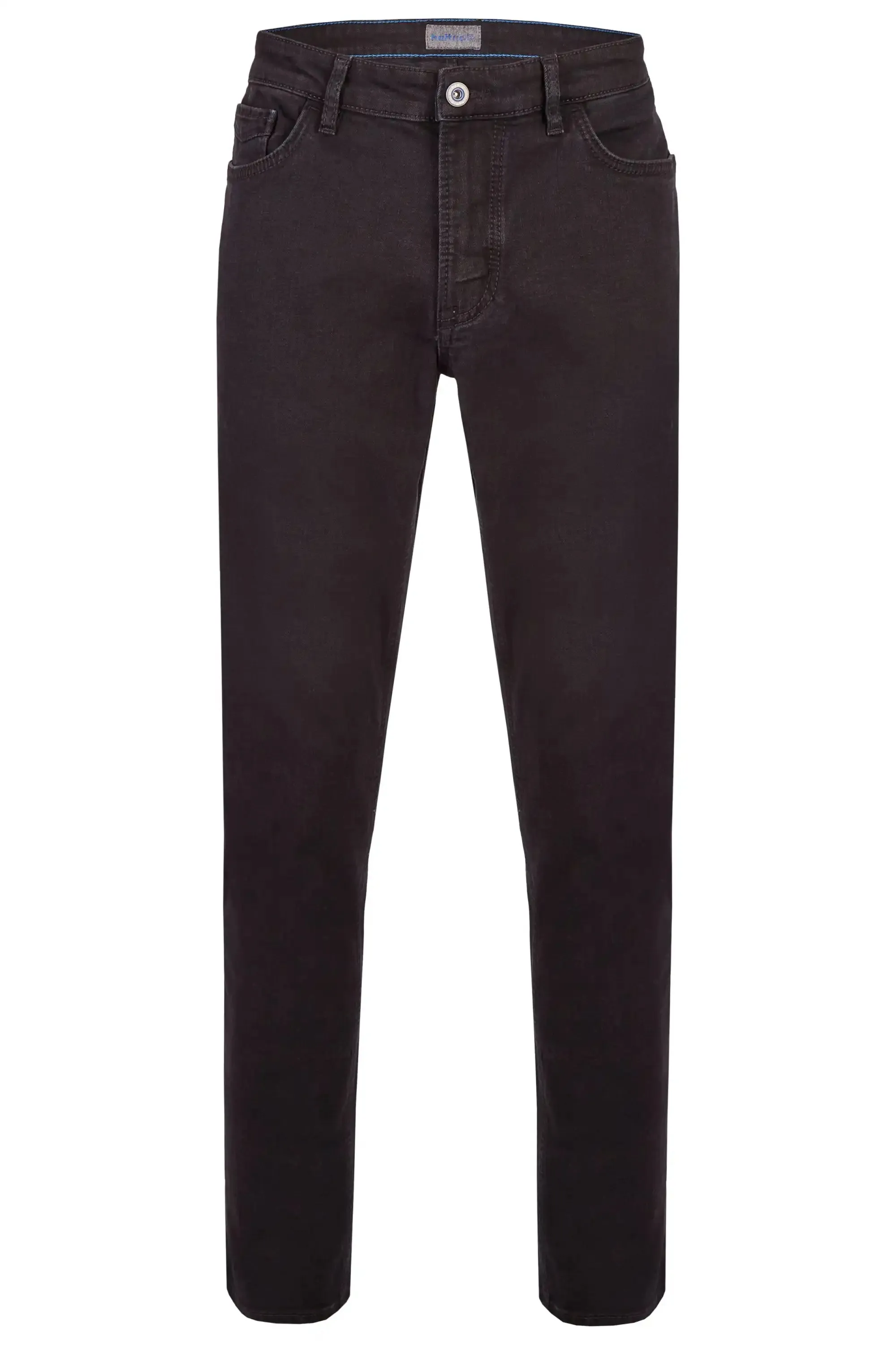Hattric Men's Jeans Hunter Stretch Fit Straight Leg Black